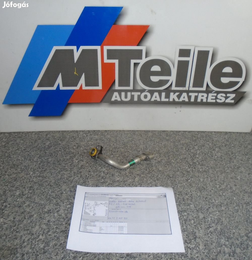 [GYÁRI BONTOTT] BMW - KLÍMACSŐ - X3 / E83 + LCI - 3.0d M57N2 ; 3.0d |